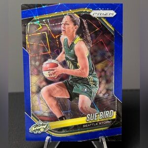 2025 Panini Prizm WNBA Sue Bird #38 Blue Velocity Prizm Seattle Storm